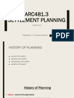 Planning History: Ancient to Modern