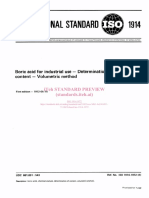 Boric Acid Volumetric Method ISO-1914-1972