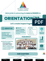 The Impact Project - Orientation