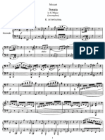 Sonata in G, K 357 (Incomplete) (4 Hands)