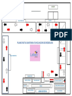 Plano Ruta Sanitaria Evacuacion de Residuos