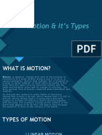 Motion & It's Types