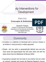 Community Interventions For Development - FSN-4701 - Notes-2