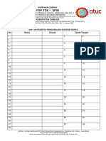 Daftar Peserta Audiensi