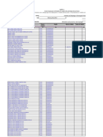 Lista de pessoal contratado em regime de prestação de serviços