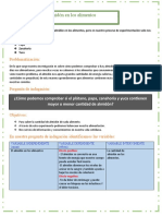 El Almidón en Los Alimentos