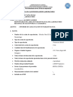 Modelo de INFORME de Capacitacion Parasitología Ok