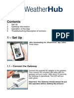 Setup Guide Weather Station App