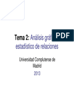 RELACIONES - Análisis Gráfico, ESTADISTICO