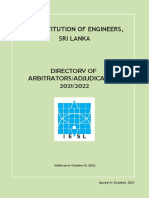 2021 Directory of Arbitrators & Adjudicators Final 2