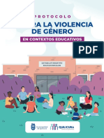 Protocolo Contra La Violencia de Género en Contextos Educativos