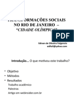 TRANSFORMAÇÕES SOCIAIS NO RIO DE JANEIRO  –