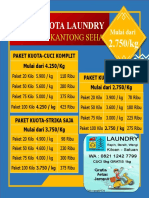 Paket Kuota Laundry