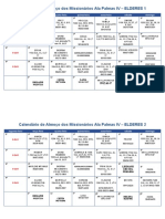 Calendario de Almoços Elderes