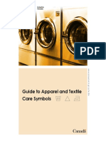 Guide To Apparel and Textile Care Symbols - Canadian Standards