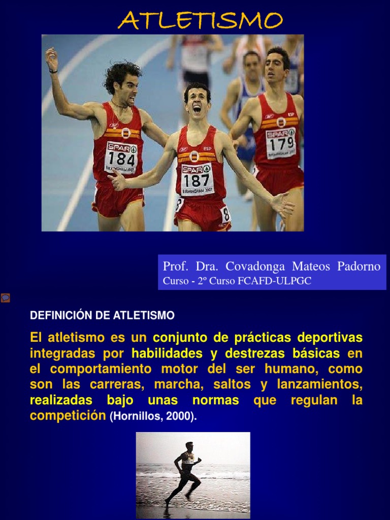 1 Marco Conceptual Atletismo | PDF | Deporte del atletismo | Corriendo