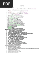 Practice English Grammar MODALS For Class 5