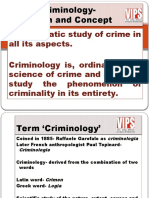2 - Criminology - Definition and Concept