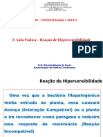 Reação de Hipersensibilidade em Bacteriologia de Plantas