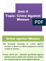 21 - Crime Against Women