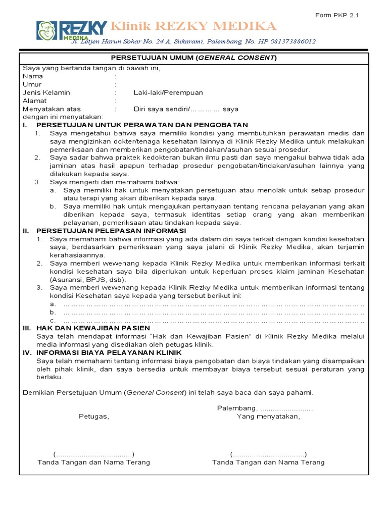 Form General Consent PDF