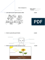 Test Dituri Natyre Tremujori I