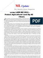 Update: Scrap LARR Bill 2011 - Protect Agricultural Land by All Means