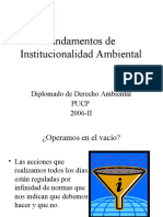 Fundamentos de Institucionalidad Ambiental