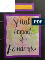 Social impact of pandemic