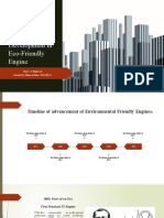Development in Eco-Friendly Engine