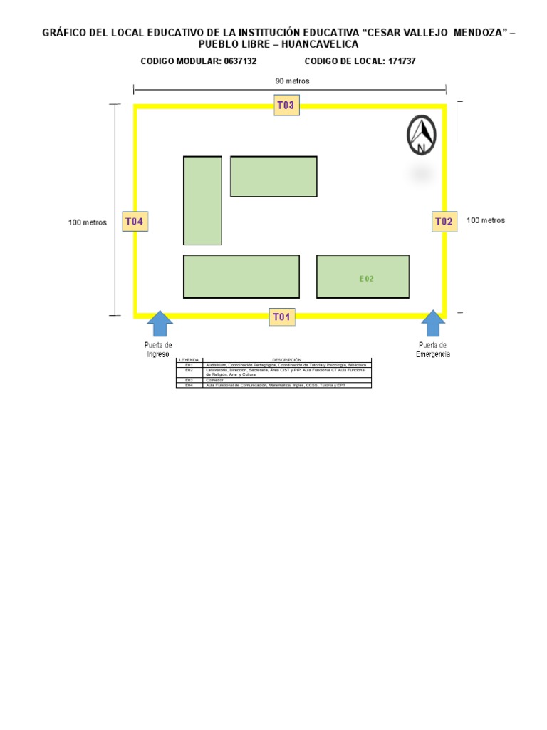 Croquis de La I.E. CVM Pueblo Libre | PDF | Science
