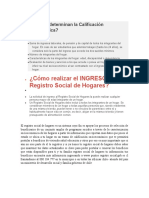 Factores Que Determinan La Calificación Socioeconómica