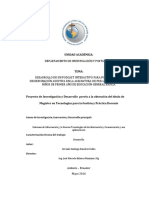 Unidad Académica:: Departamento de Investigación Y Postgrados