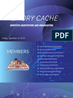 Memory Cache: Computer Architecture and Organization
