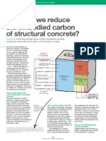 How can we reduce the embodied carbon of structural concrete