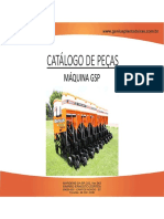 Catálogo de peças Máquina GSP