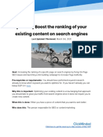 R002 - Boost The Ranking of An Existing Page On Search Engines