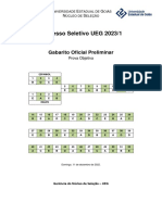 Gabarito - Oficial - Preliminar - PS 2023-1 - Espanhol - Ingles