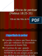 A Importância de Perdoar (Mateus 18