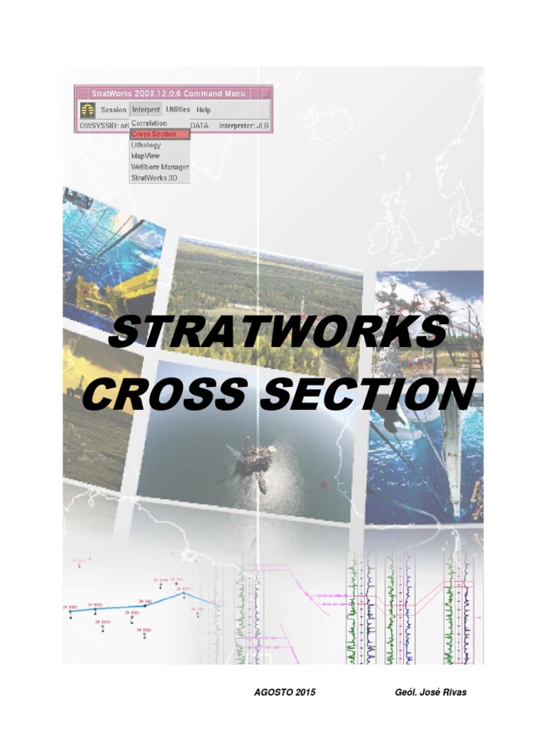 Guía de Uso de StratWorks Cross Section | PDF | Ventana (informática ...