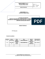 Sow PCC Del Sistema de Transporte de Relaves de Las Lineas Norte y Sur