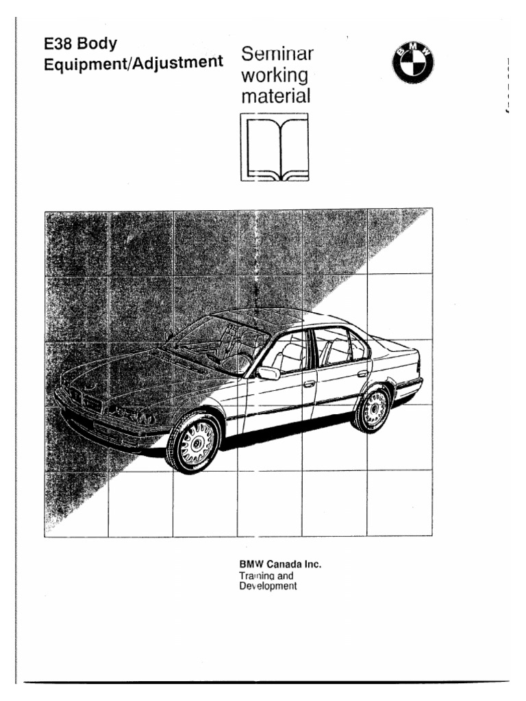 Manual de Taller BMW E38 Equipamiento PDF