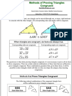 Methods of Proving Triangle Congruent - MathBitsNotebook(Geo - CCSS Math)