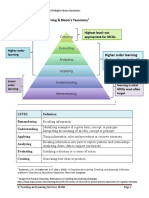 Blooms Taxonomy and MCQs