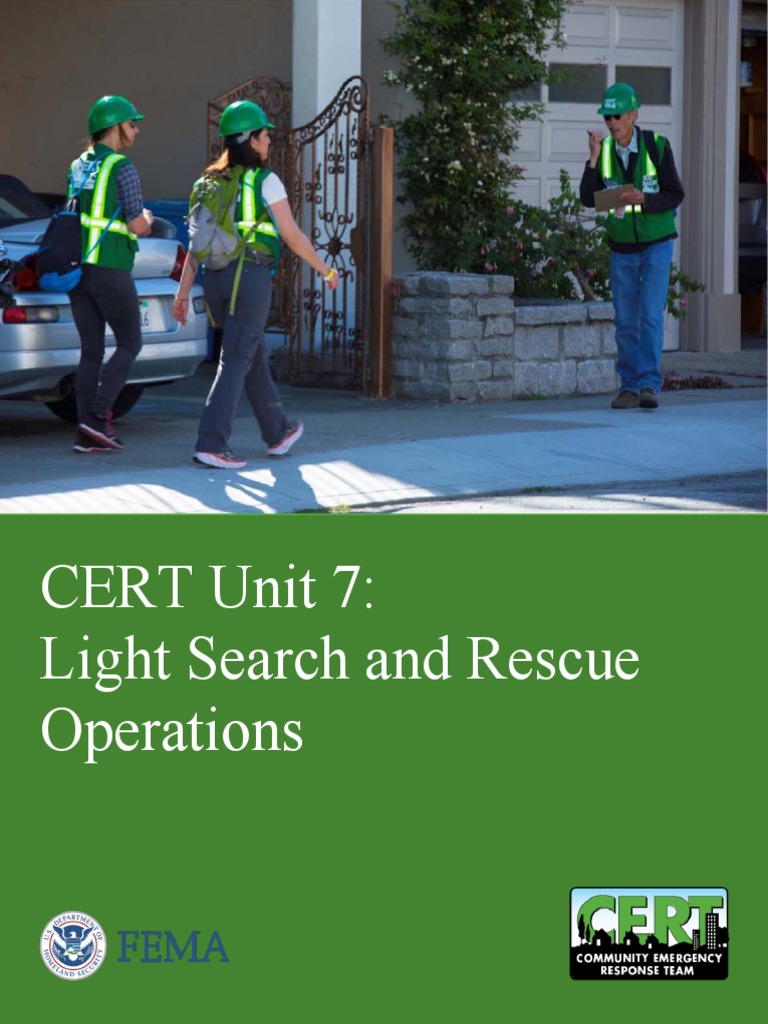 CERT+Basic Unit+7+Participant+Manual English | PDF | Risk | Search And ...