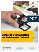 Curso Digitalización Del Patrimonio Cultural 2021