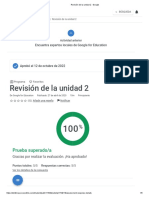 Revisión de La Unidad 2 - Google