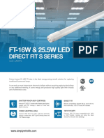 FT-16W & 25.5W LED T5: Direct Fit S Series