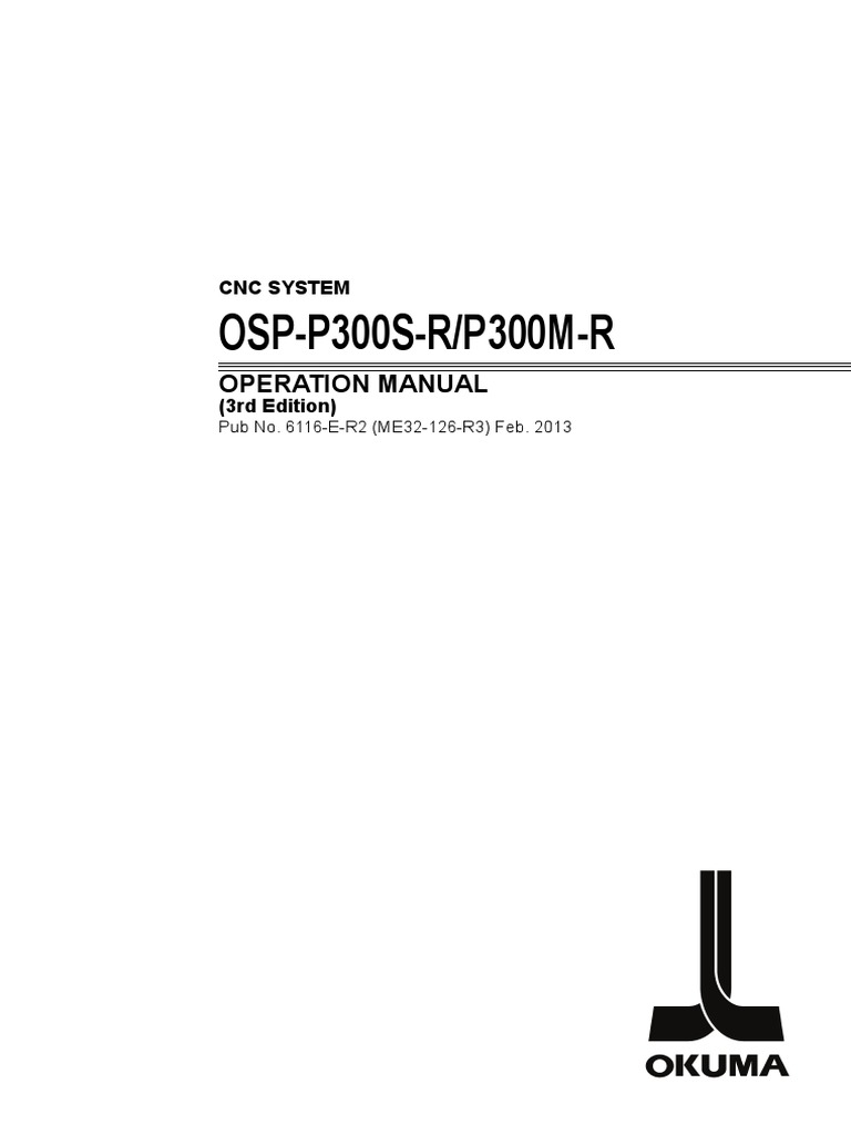 ME32-126-R03 OPERATION MANUAL 3rd | PDF | Parameter (Computer ...