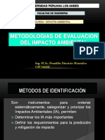 Clase 10. Metodologias de Evaluacion Del Impacto Ambiental